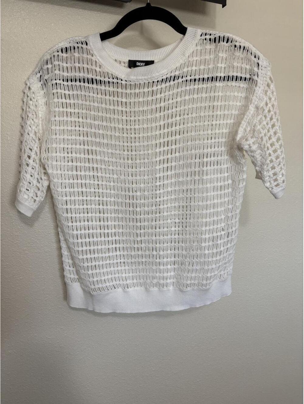 DKNY Women's White Shirt